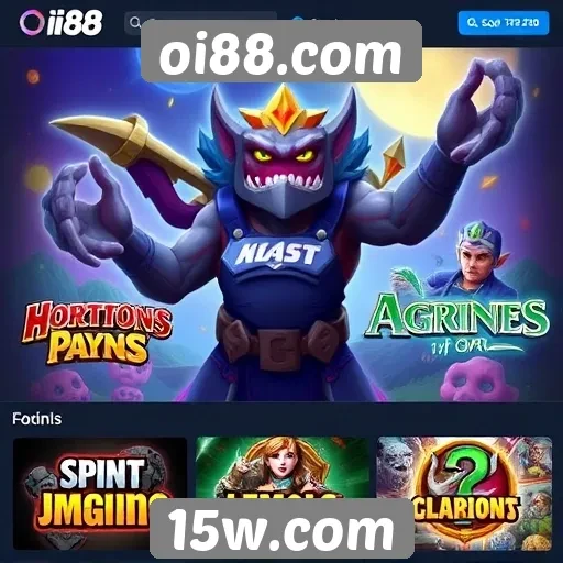 Exploração dos jogos populares disponíveis no oi88.com